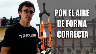 TRAXION ep1 ¿Como llenar de aire las suspensiones de tu bicicleta [upl. by Lewis415]