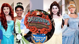 Dining With 4 Disney Princesses At Akershus Royal Banquet Hall [upl. by Brande]