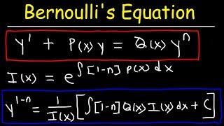 Bernoullis Equation For Differential Equations [upl. by Avigdor]