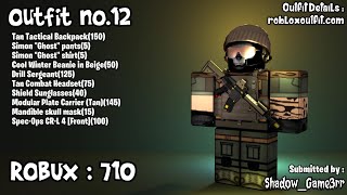 20 MILITARY ROBLOX OUTFITS [upl. by Chong]