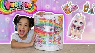 Opening Poopsie Unicorn Slime Surprise [upl. by Inilahs596]