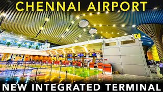 CHENNAI AIRPORT  NEW INTEGRATED TERMINAL  Airport Experience [upl. by Josephina]