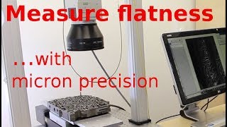 Automated flatness measurement for industry SURFACEINSPECT system  NOVACAM [upl. by Lion]