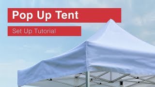 Pop Up Tent  Set Up Tutorial [upl. by Yelha236]