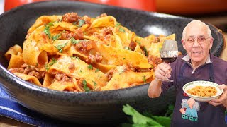 Pappardelle Bolognese Recipe [upl. by Pontius]