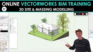 Vectorworks BIM Training 3D Site amp Massing Modelling [upl. by Oneil]