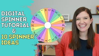 Wheel of Names Tutorial How to Create Digital Spinners and 10 Spinner Ideas for The Classroom [upl. by Godred706]