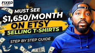 How to Create and Sell Print on Demand tshirts on Etsy Step by step to selling Shirts on Etsy 2021 [upl. by Hgielhsa]