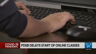 PDSB delays start of online classes [upl. by Lleze995]