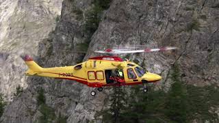 AW169 EMS  Valle dAosta Rescue Mission [upl. by Box339]