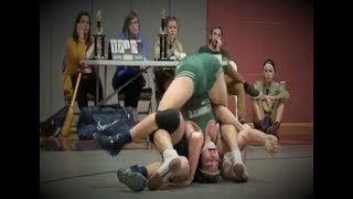 AWESOME SPLADLE  Wrestler Punches Aaron in the Face [upl. by Yelssew]