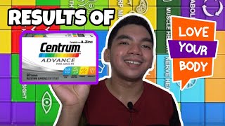 RESULTS of CENTRUM Advance Multivitamins  Minerals Quick Review  John Pol Gacu [upl. by Lamprey]