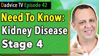 Chronic Kidney Disease Symptoms Stage 4 overview treatment and renal diet info you NEED to know [upl. by Yelnahs]