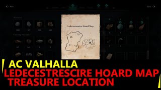 Ledecestrescire Hoard Map AC Valhalla  Leicestershire Treasure Location [upl. by Ettenom]