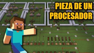 Construyo pieza de PROCESADOR en MINECRAFT FUNCIONA [upl. by Eenerb]