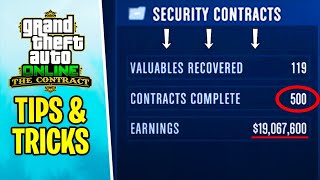 GTA 5 Online THE ROAD TO 500 SECURITY CONTRACTS Tips amp Tricks [upl. by Gwenn1]