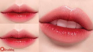 Korean Gradient Lips ♥ How To Gradient Lips [upl. by Smiley214]