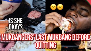 mukbangers FINAL meal before quitting [upl. by Ynots]