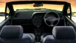 Peugeot 306 Cabrio  Rollover Crash Test [upl. by Annayad]