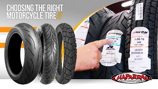 Motorcycle Tires 101 – Choosing the Right Motorcycle Tire [upl. by Einafats577]