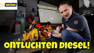 ONTLUCHTEN DIESEL  TIPS MET DE BOTEN DOKTER [upl. by Normandy]