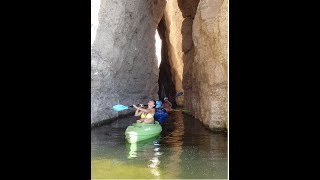 Kayaking Lake Havasu Caves [upl. by Nivra]