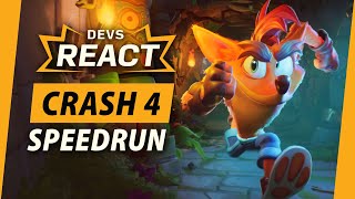 Crash Bandicoot 4 Its About Time Developers React to Speedrun [upl. by Drogin]