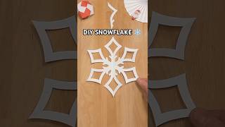 DIY CAPTIVATING SNOWFLAKE EASY  BEST PAPER SNOWFLAKE STEP BY STEP [upl. by Bose]