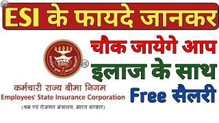 जानिए ईएसआई मेडिकल के फायदे  ESIC Benefits in Hindi  ESI kya hota hai  Humsafar Tech [upl. by Airdnahc]