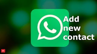 How to add new contacts in WhatsApp on android device [upl. by Anette693]