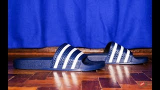 WHAT GUCCI SLIDES Thoughts on the adidas Adilette quotMade in Italyquot [upl. by Hymie]