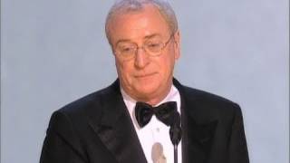 Michael Caine Wins Supporting Actor 2000 Oscars [upl. by Duane]