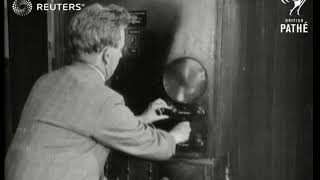 TECHNOLOGY Television John Logie Baird demonstrates Television 1928 [upl. by Matronna]