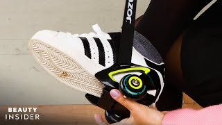 Attachable Wheels Transform Shoes Into Skates [upl. by Ahsinaw]