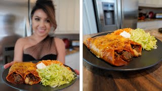 HOW TO MAKE THE BEST BEEF ENCHILADAS [upl. by Ainer]