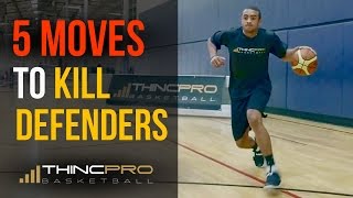 Top 5  DEADLY Basketball Moves to KILL Your Defender and Score More Points [upl. by Hadeis714]