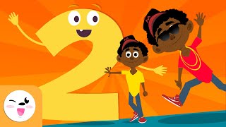 The Number 2 for kids  Learning to Count  Numbers from 1 to 10  The Number Two Song [upl. by Penney]