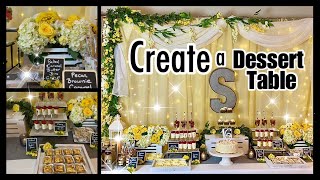 🌼 How to Create a Dessert Table 🌼 [upl. by Aanas148]