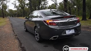 2016 Holden Insignia VXR 0100kmh amp engine sound [upl. by Iolanthe]