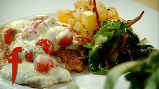 Escalopes of Chicken with Sautéed Potatoes and Red Chard  Gordon Ramsays The F Word Season 4 [upl. by Einad733]