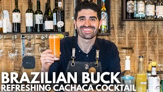 Brazilian Buck  A Refreshing Ginger Cachaça Cocktail [upl. by Ydnic]