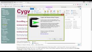 Installing C and C Compiler for Windows 7 81 and 10  Cygwin [upl. by Ori890]