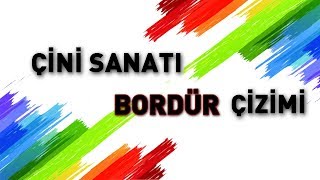 ARTIK ÇİNİDE BORDÜR ÇİZMEK ÇOK DAHA KOLAY Basit birkaç bordür çizimi [upl. by Atinoj]