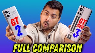 Realme GT Neo 3 vs Realme GT 2  Full Comparison [upl. by Annej]