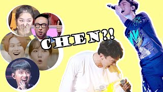 Everyone being shocked at Chens vocals for 10 minutes straight [upl. by Arty]