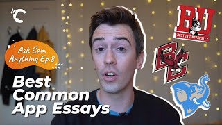 Boston College Boston University amp Tufts My Favorite Common App Essays  Ask Sam Anything Ep 8 [upl. by Eylsel]