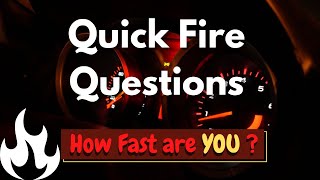 QuickFire Quiz General Knowledge Challenge Yourself [upl. by Paik]