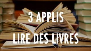 Le TOP 3  Les applications pour lire des livres [upl. by Roselyn]