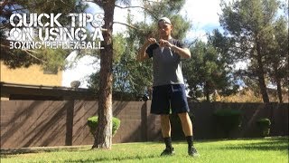 Quick Tips on How to Use a Reflex Ball for Boxing Striking [upl. by Suelo]