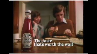 Heinz Ketchup Anticipation Commercial 1977 [upl. by Egief]